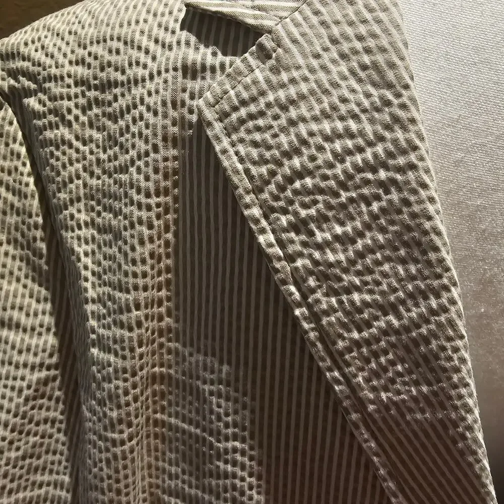 Goodfellow Kenwood Blazer M Seersucker Sport Coat Preppy Coastal Old Money